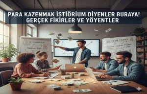 Para Kazanmak İstiyorum Diyenler Buraya! Gerçek Fikirler