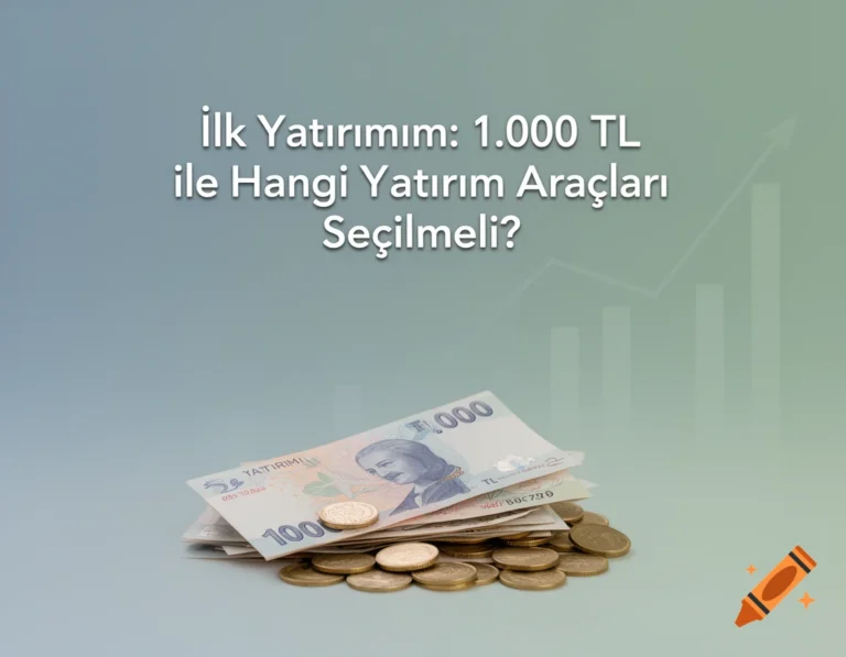 İlk Yatırımım: 1.000 TL ile Hangi Yatırım Araçları Seçilmeli?