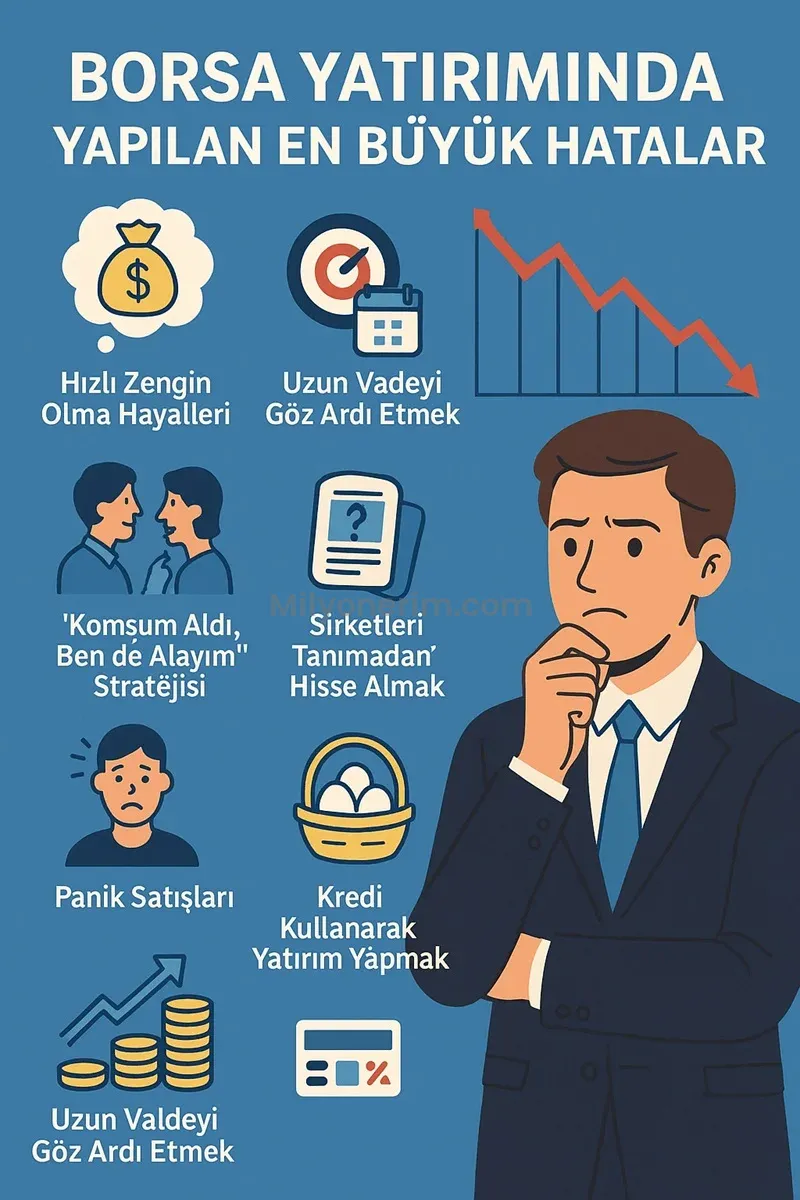 Borsa Yatırımına Başlarken Yapılan Çocukça Hatalar