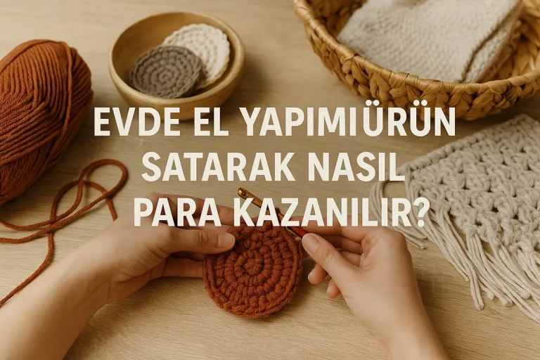 Evde El Yapımı Ürün Satarak Nasıl Para Kazanılır?